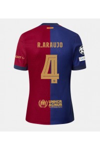 Barcelona Ronald Araujo #4 Voetbaltruitje Thuis tenue 2024-25 Korte Mouw